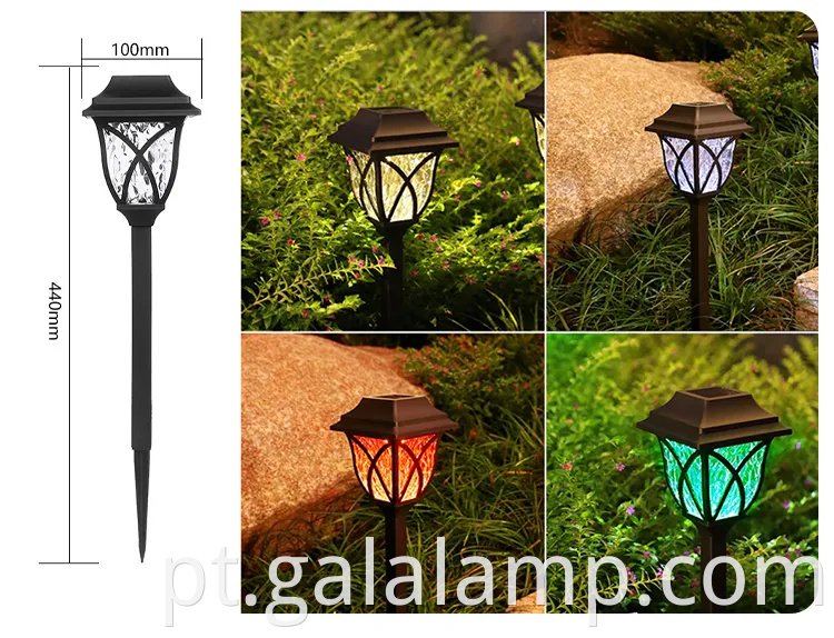 Luzes solares de economia de energia brilhante para pátios